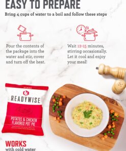 Alternative view of READYWISE - Gluten Free Bucket, 84 Servings, Emergency, MRE Meal Food Supply, Premade, Freeze Dried Survival Food for Hiking, Adventure & Camping Essentials, Individually Packaged, 25 Year Shelf Life 84 Servings - Gluten Free Bucket