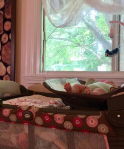 J.L. Childress Crib Mobile Attachment Clamp 18 Inch, Easy Attachment with Rubber Padding, Fits Traditional and Convertible Cribs, White 31 81X ELa5YcL