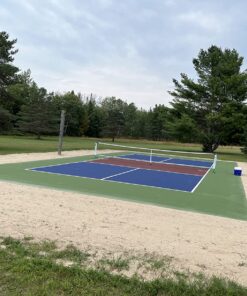 3.0 Portable Pickleball Net System (Set Includes Metal Frame and Net in Carry Bag) | Durable and Easy to Assemble 20 81X2YQsAwTL