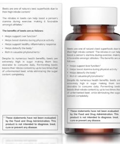 Think Remedy Aged Beet Root Capsules - Beet Pills for Stamina - Organic Beet Root Powder - Nitric Oxide Supplement - Nitrate No Sugar - 30 Capsules - Beet Root Supplement 19 81X3OzbKVrL