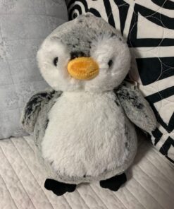 Aurora® Snuggly Sweet & Softer™ Perky Penguin™ Stuffed Animal - Comforting Companion - Imaginative Play - Gray 9.5 Inches 9.5 Inch (Pack of 1) 35 81X3xqV0kL