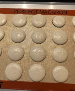 Silpat Perfect Macaron Non-Stick Silicone Baking Mat, 11-5/8" x 16-1/2", Orange 79 81X4AQ5H4uL