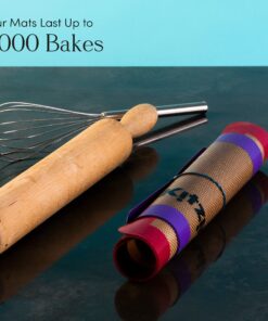 Kitzini Silicone Baking Mat Set. Non-Stick Silicone Mats for Baking. BPA Free Baking Sheets. Professional Grade Silicon Baking Sheet. INCL. 2 Half Sheets & 1 Quarter Silicone Baking Mats 2 Half & 1 Quarter Baking Sheets 28 81X5nIYpDdL