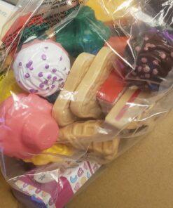 KidKraft 115-Piece Deluxe Tasty Treats Pretend Play Food Set, Plastic Grocery and Pantry Items, Gift for Ages 3+ 47 81X6BkWiUML