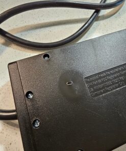 Belkin Power Strip Surge Protector - 12 AC Multiple Outlets & 8 ft Long Flat Plug Heavy Duty Extension Cord for Home, Office, Travel, Computer Desktop, Laptop & Phone Charging Brick (3,940 Joules) 12 Outlet Strip + Cable & Phone protection 46 81X73JZTtNL