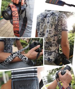 National wind Restoring ancient ways Universal Camcorder Camera Shoulder Strap Neck Belt for DSLR Nikon Canon Sony Olympus Samsung (LYN-202) 7 81X7G6PyGAL