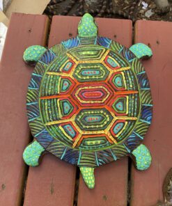 Sunset Vista Designs Cast Iron Turtle Garden Stepping Stone, 13-Inch long 25 81X891UENuL