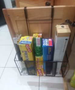 SimpleHouseware Over Cabinet Door Organizer, Mesh Bronze Brown 46 81X925PXRGL