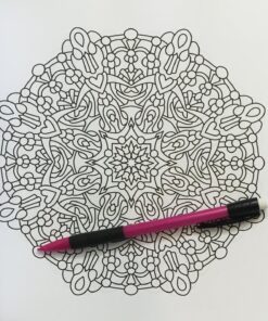 Centered - For Crayons And Wide Tipped Markers: Angie's Gentle Mood Menders - Volume 2 (Angie's Gentle Mood Menders - For Crayons And Wide Tipped Markers) 62 81X9fq8cYGL