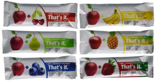 That's It Fruit Bars, Variety Pack , 1.2 oz, Pack of 24