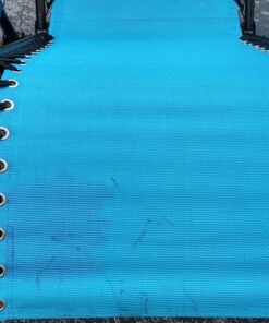 Best Choice Products Set of 2 Adjustable Steel Mesh Zero Gravity Lounge Chair Recliners w/Pillows and Cup Holder Trays, Light Blue 34 81XAi4gpI9L