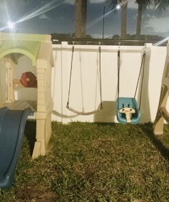 Step2 Play Up Gym Set for Kids, Outdoor Swing Set, Backyard Slide, Swings, Playhouse, & Crawl Space, Two Tier, Easy Set Up, Toddlers Ages 3-6 Years Old 27 81XAtkSOlqL