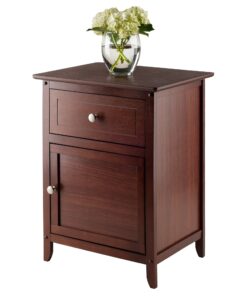 Winsome Wood Eugene Accent Table, Walnut FURNITURE 45 81XBDuF1YwL