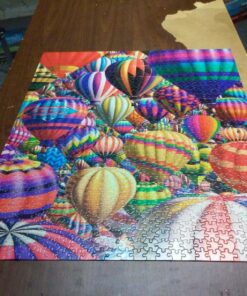 White Mountain Puzzles Hot Air Balloons - 1000 Piece Jigsaw Puzzle 18 81XCAR Mh0L