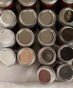 VERONES Mason Jars 8 OZ, 8 OZ Canning Jars Jelly Jars With Regular Lids, Ideal for Jam, Honey, Wedding Favors, Shower Favors, 15 PACK Diamond-15pack-8oz 45 81XCad2RNXL