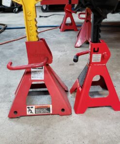 BIG RED T42202 Torin Steel Jack Stands: 2 Ton (4,000 lb) Capacity, Red, 1 Pair 31 81XGOaBiwGL