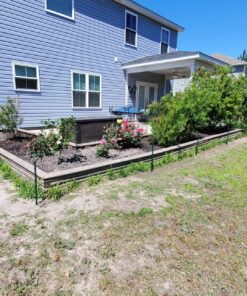 Fi-Shock P-30G 30 Inch Garden Fence Post, Ideal for Gardens and Temporary Fencing - 25 Pack,Dark Green Garden Post 23 81XITPA62L