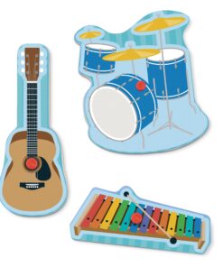 Melissa & Doug Musical Instruments Sound Puzzle - Wooden Peg Puzzle (8 pcs) - Wooden Peg Chunky Baby Puzzle, Music Learning Toys, Musical Sound Puzzles For Toddlers And Preschoolers Ages 2+ Musical Instrumenets 17 81XLmiSM3tL 2