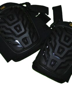 CLC Custom Leathercraft 345 Professional Kneepads, Supportive Gel Cushion, Breathable Neoprene Straps, Over Sized Caps for More Coverage, Ideal for Gardening, Flooring, Cleaning and Construction , Black 9 81XLujeOL