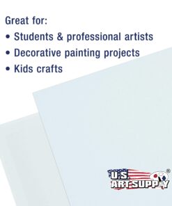 US Art Supply 8 X 8 inch Professional Artist Quality Acid Free Canvas Panel Boards for Painting 12-Pack (1 Full Case of 12 Single Canvas Board Panels) 8" x 8" 24 81XM2IEk6CL