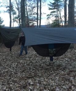 ENO, Eagles Nest Outfitters ProFly Rain Tarp, Ultralight Hammock Accessory Gray Standard Packaging 27 81XMwTjU8oL