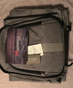 Convertible Garment Bag with Shoulder Strap, Modoker Carry on Garment Duffel Bag for Men Women - 2 in 1 Hanging Suitcase Suit Travel Bags (Grey) Ash Grey 63 81XN5NWteL