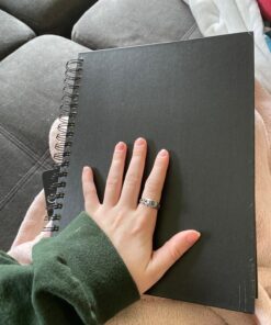 conda 8.5"x11" Hardbound Sketch Book, Double-Sided Hardcover Sketchbook, Spiral Sketch Pad, Durable Acid Free Drawing Art Paper for Kids & Adults A413723 8.5"x11" 33 81XNMsiMREL