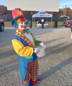 Men's Clown On The Town Costume, Blue/Red, One Size 22 81XNNKtAzL