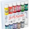 Dr. Ph. Martin's Bombay India Ink (Set 1) Ink Set, 0.5 oz, Set 1 Colors, 1 Set of 12 Bottles 27 81XOur0poLS