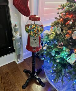 6260 Great Northern 15" Vintage Candy Gumball Machine & Bank with Stand - Everyone Loves Gumballs! Red 37 81XOvy3pM0L