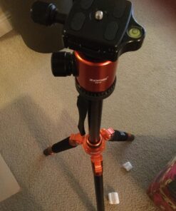ZOMEI Heavy Duty Camera Tripod Travel Z818 Aluminium Alloy Monopod with 360 Panorama Ball Head Quick Release Plate(Orange) Orange 34 81XP2HKDslL