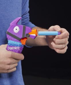NERF Fortnite Llama Microshots Dart-Firing Toy Blaster & 2 Official Elite Darts 20 81XPnr dENL