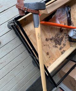1844 Helko Werk Germany Traditional Splitting Maul - Made in Germany Heavy Duty Splitting Maul for Splitting Logs and Splitting Firewood - Head 6-1/2 lbs, Handle 36 in. (Splitting Maul) #13573 35 81XR2Xvy TL