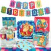 Llama Llama Party Supplies (Standard) Perfect Birthday decorations for those first 5 years. Birthday Decorations for girls and boys, LLamaTheme Party Party Pack, 66 Piece Set, Serves 8 Llama Llama Standard