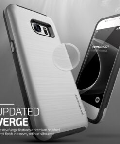 Alternative view of Galaxy S7 Case, VRS Design [Verge][Satin Silver] - [Heavy Duty][Military Grade Drop Protection] For Samsung S7 Satin Silver