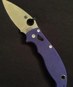 Spyderco Manix 2 Signature Knife with 3.37" CPM S110V Steel Blade and Durable Dark Blue G-10 Handle - PlainEdge - C101GPDBL2 41 81XRw9aiS9L