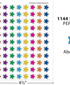 Teacher Created Resources Mini Stickers Valu Pack, Smiley Stars (5141) 11 81XT1Et2kRL