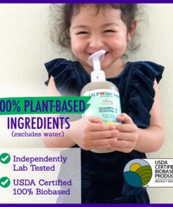 California Baby Calming Lavender Shampoo and Body Wash | 100% Plant-Based (USDA Certified) | Allergy Friendly | Baby Soap and Toddler Shampoo for Dry, Sensitive Skin | 562 mL / 19 fl. oz (Pack of 2) 19 Fl Oz (Pack of 2) 11 81XTeRsKQoL