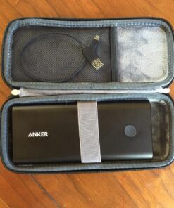 Hermitshell Travel Hard Case for Anker PowerCore+ 26800 / Anker PowerCore Essential 20000mAh / Anker PowerCore Essential 20000 PD Premium Compact Portable Charger External Battery Power Bank S 51 81XUN5g1R L