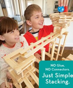 Alternative view of KEVA Contraptions 50 Plank Set