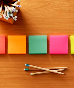Post-it Notes, 3x5 in, 5 Pads, America's #1 Favorite Sticky Notes, Poptimistic, Bright Colors, Clean Removal, Recyclable (655-5UC) 18 81XWLPeM6XL