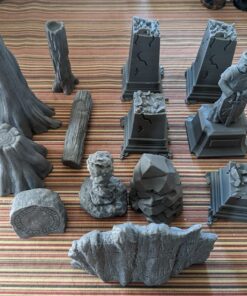 Terrain Value Box - Compatible with Dungeons and Dragons (DND, D&D), 28mm Miniature Wargaming, Tabletop RPGs, Wargame Scenery 31 81XWi1BkOoL 2