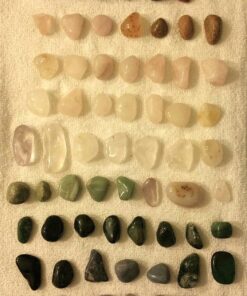 Hypnotic Gems 2 Pounds Brazilian Tumbled Polished Natural Stones Assorted Mix - Medium Size - 1" to 1.5" Avg. #D: Medium 2 Lb Bag 24 81XWqBvRjnL