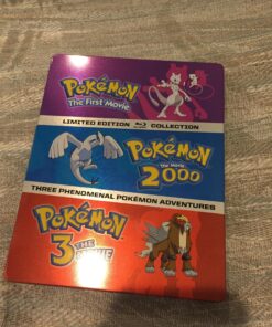 Pokémon: The Movies 1-3 Steelbook Blu-ray Collection Blu-ray February 9, 2016 25 81XXkSvaWnL