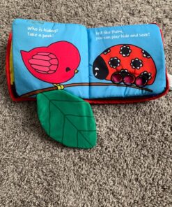 ToBe ReadyForLife Stimulating Baby Books 0-6 Months and 6-12 Months Infants | Crinkle Books for Babies Makes Great Toys Gift for 1 Year Old | Soft Cloth Animals Baby Books for Baby Gift Blue 37 81XXyeS2iFL