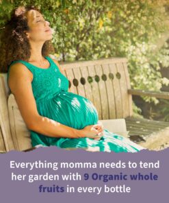 Garden of Life Organics Prenatal Gummies Multivitamin with Vitamin D3, B6, B12, C & Folate for Healthy Fetal Development – Organic, Non-GMO, Gluten-Free, Vegan, Berry Flavor, 30 Day Supply 17 81XYZEUIcvL