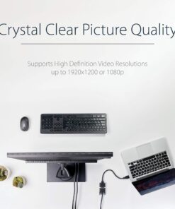 StarTech.com HDMI Male to DVI Female Adapter - 8in - 1080p DVI-D Gender Changer Cable (HDDVIMF8IN) HDMI (M) to DVI (F) 1 pack 16 81XaOIZhCL