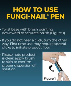 Fungi-Nail Pen Applicator Anti-Fungal Solution, Kills Fungus That Can Lead to Nail & Athlete’s Foot with Tolnaftate & Clinically Proven to Cure and Prevent Fungal Infections | 0.10 Fl Oz (Pack of 1) 0.10 Fl Oz (Pack of 1) 17 81Xba6a6uoL