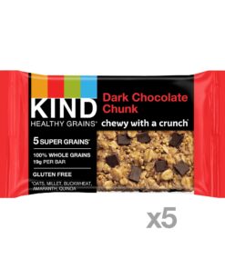 KIND Healthy Grains Bars, Double Chocolate Chunk, Non GMO, Gluten Free, 1.2oz, 5 Count (Pack of 3) 10 81XberfV7DL