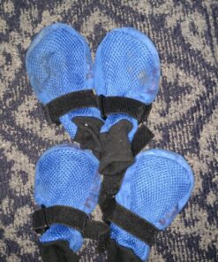 Hipaw Summer Breathable Dog Boots Nonslip Sole Paw Protector for Hardwood Floor XL: Insole Wide 2.83" Blue 22 81Xc 1JtUjL